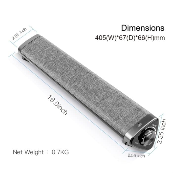 LP1811 Tragbare Bluetooth 5.0 Desktop Real Bass Bluetooth-Lautsprecher, Unterstützung von TF-Karten und Freisprechanrufen – Bild 5