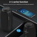 HOPESTAR P31 TWS Tragbarer wasserdichter Outdoor-Bluetooth-Lautsprecher im Linsenstil mit LED-Farblicht, Unterstützung für Freisprechanrufe, U-Disk, TF-Karte und 3,5-mm-AUX und FM, P31 Black, P31 Green, P31 Grey, P31 Red – Bild 8