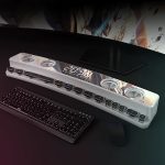 SOAIY SH39 Upgrade Edition mechanischer Knopf + Spiegeldisplay + Wecker + großer Lautsprecher Desktop-Heim-Gaming-Bluetooth-Lautsprecher, Upgraded Edition