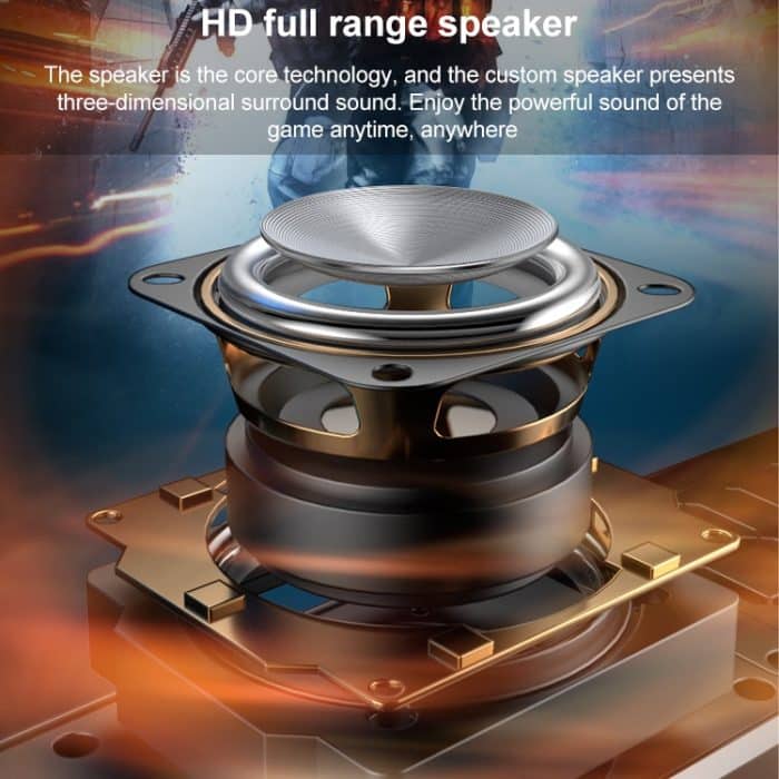 SOAIY SH39 Upgrade Edition mechanischer Knopf + Spiegeldisplay + Wecker + großer Lautsprecher Desktop-Heim-Gaming-Bluetooth-Lautsprecher, Upgraded Edition – Bild 3