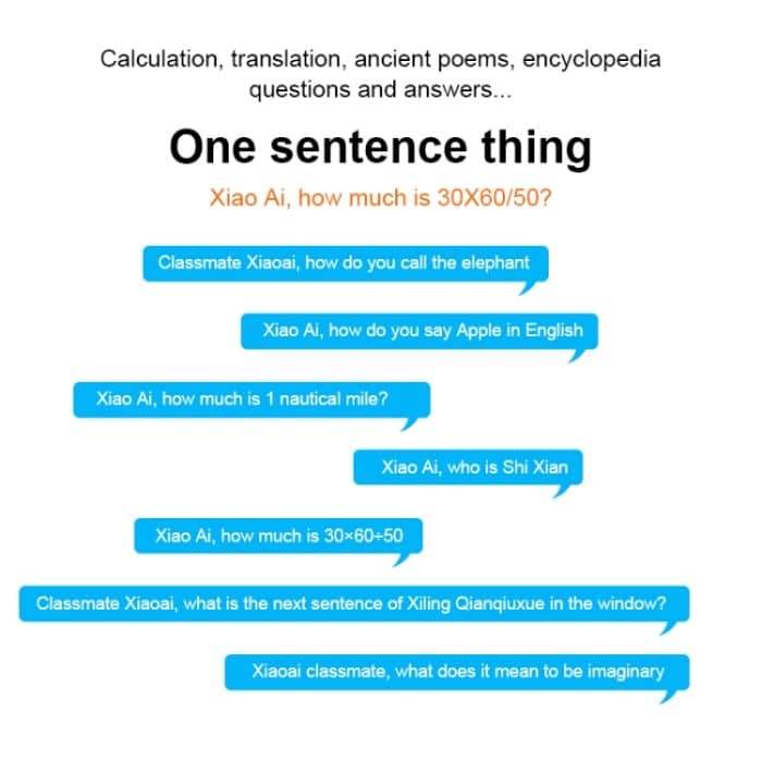 Xiaomi AI-Lautsprecherunterstützung Dualband-WiFi & Bluetooth 4.1 & A2DP-Musikwiedergabe – Bild 10