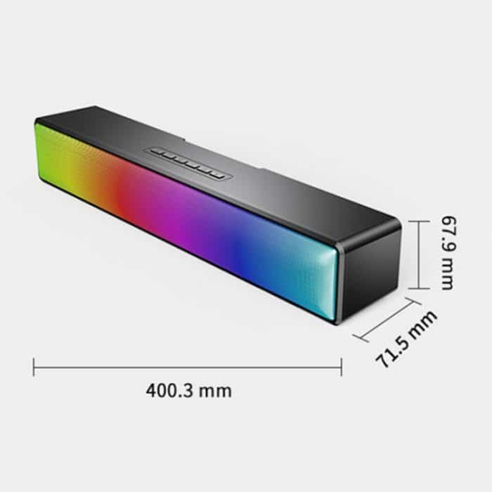 Multifunktionaler RGB-buntes Lichtcomputer-Bluetooth-Lautsprecher – Bild 2