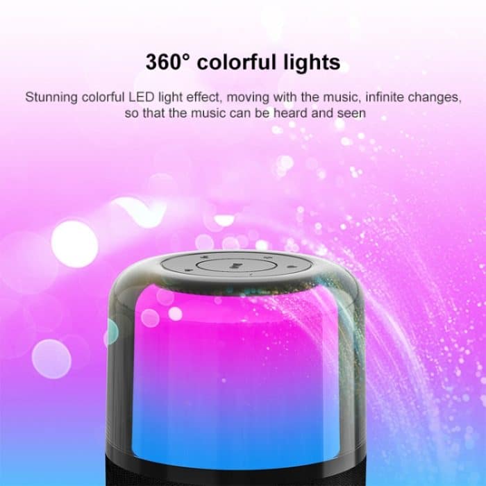 JY-06 60W TWS Outdoor Bunte Lichter Hoher Band Bluetooth-Lautsprecher – Bild 5