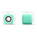 A1 USB-kabelgesteuerter 9D-Subwoofer-Sound-Mini-Kabellautsprecher, Premium-Version, Premium Version – Bild 2