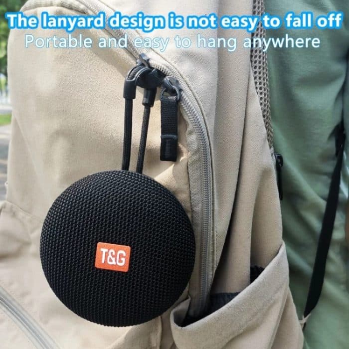 T&G TG352 Tragbarer kabelloser Bluetooth-Lautsprecher für den Außenbereich, TWS-Stereo-Subwoofer, unterstützt Freisprechen/FM/TF – Bild 5