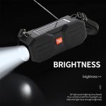 T&G TG634 Outdoor Solar Power Bluetooth Wireless-Lautsprecher mit FM/Taschenlampe/TF-Kartensteckplatz – Bild 4