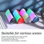 T&G TG357 Tragbarer kabelloser Bluetooth-Lautsprecher für den Außenbereich, Subwoofer mit buntem RGB-Licht und TWS, TG357 – Bild 7