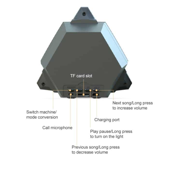 IT-02 Bluetooth 5.0 Mini tragbarer Computer RGB Wireless Bluetooth-Lautsprecher – Bild 3