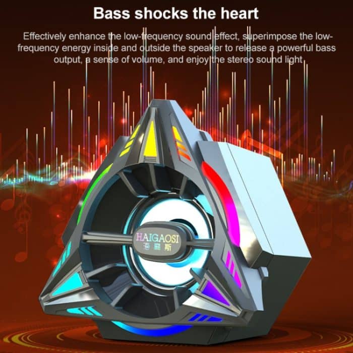 IT-02 Bluetooth 5.0 Mini tragbarer Computer RGB Wireless Bluetooth-Lautsprecher – Bild 5