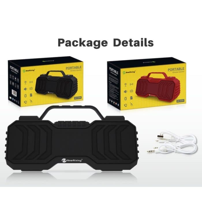 NewRixing NR-2029 Tragbarer kabelloser Bluetooth-Stereolautsprecher, unterstützt TWS-Funktionslautsprecher – Bild 8