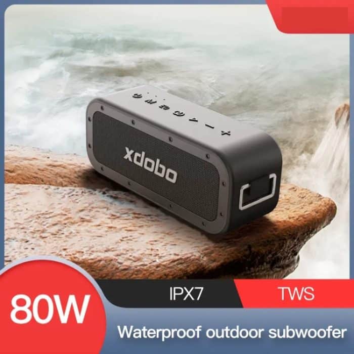 XDOBO 1983Plus IPX7 Wasserdichter tragbarer Outdoor-Bluetooth-Lautsprecher Desktop-Audio-Subwoofer – Bild 2