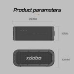 XDOBO 1983Plus IPX7 Wasserdichter tragbarer Outdoor-Bluetooth-Lautsprecher Desktop-Audio-Subwoofer – Bild 4