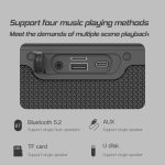 XDOBO 1983Plus IPX7 Wasserdichter tragbarer Outdoor-Bluetooth-Lautsprecher Desktop-Audio-Subwoofer – Bild 5