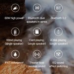 XDOBO 1983Plus IPX7 Wasserdichter tragbarer Outdoor-Bluetooth-Lautsprecher Desktop-Audio-Subwoofer – Bild 6