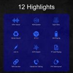 XDOBO Wake 1983 IPX7 Wasserdichter tragbarer kabelloser Bluetooth-Außenlautsprecher – Bild 4