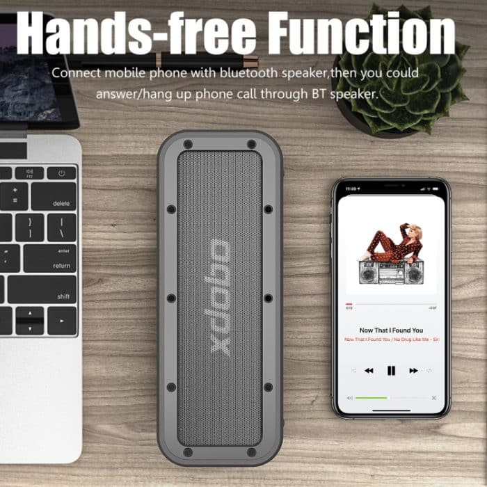 XDOBO Wake 1983 IPX7 Wasserdichter tragbarer kabelloser Bluetooth-Außenlautsprecher – Bild 7