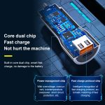 WK WP-C30 20W QC3.0 USB + PD UB-C / Typ-C-Schnittstelle Flash-Serie Auto-Schnellladegerät, WP-C30 (Blue), WP-C30 (Silver) – Bild 4