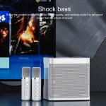 YS-203 Bluetooth-Karaoke-Lautsprecher, kabelloses Mikrofon, YS-203 (Gold), YS-203 (Black), YS-203 (Red), YS-203 (Silver) – Bild 6