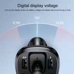 USAMS US-CC115 C21 Dual USB 3.4A Digitalanzeige Drahtloses FM-Autoladegerät, US-CC115 C21 – Bild 7