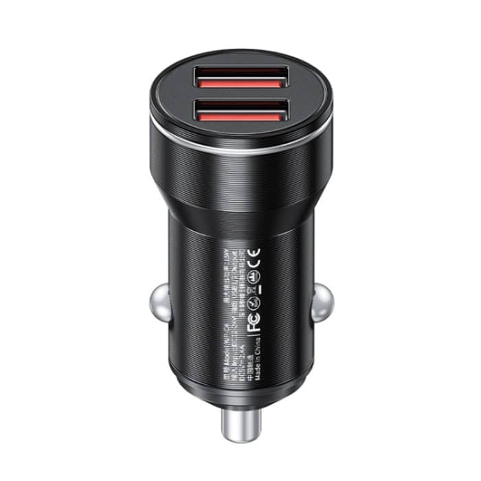 WK WP-C43 Staroad Series 15W Dual-USB-Autoladegerät, WP-C43 (Black), WP-C43 (Coffee) – Bild 1