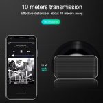 BT209 Tragbarer, ultradünner Mini-Bluetooth-Lautsprecher für den Außenbereich, unterstützt TF-Karte und Freisprechen, Black, Silver – Bild 11