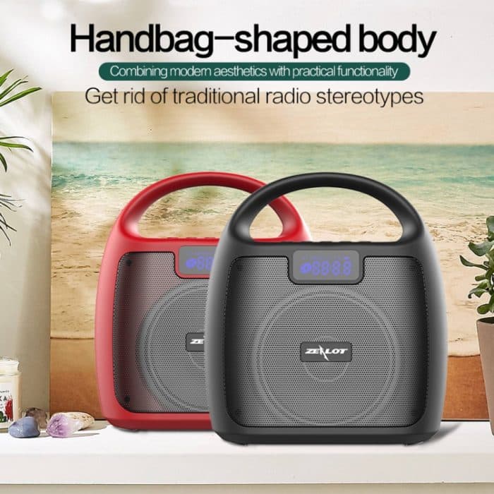 ZEALOT S42 Tragbarer FM-Radio-Bluetooth-Lautsprecher mit integriertem Mikrofon, unterstützt Freisprechen, TF-Karte und AUX – Bild 13