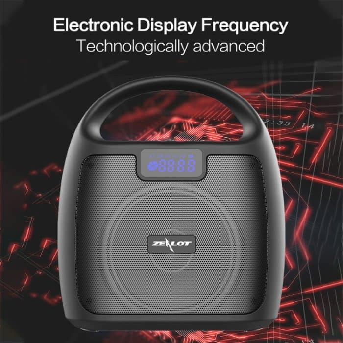 ZEALOT S42 Tragbarer FM-Radio-Bluetooth-Lautsprecher mit integriertem Mikrofon, unterstützt Freisprechen, TF-Karte und AUX – Bild 7
