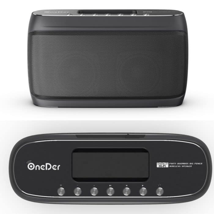 OneDer D1 60W tragbarer kabelloser HiFi-Bass-Bluetooth-Lautsprecher, unterstützt Freisprecheinrichtung / USB / AUX / TF – Bild 4