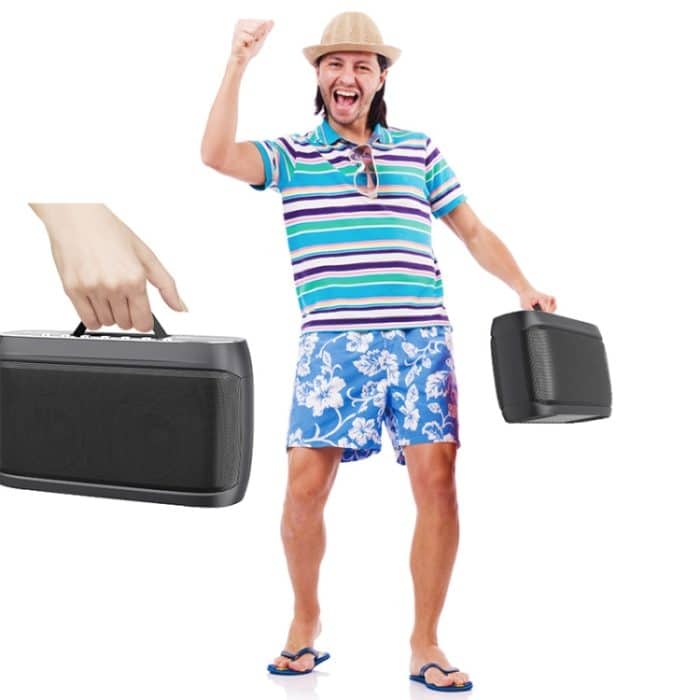 OneDer D1 60W tragbarer kabelloser HiFi-Bass-Bluetooth-Lautsprecher, unterstützt Freisprecheinrichtung / USB / AUX / TF – Bild 9