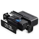 Oneder V06 Smart Sound Box Kabelloser Bluetooth-Lautsprecher, LED-Bildschirm-Wecker, unterstützt Freisprecheinrichtung, FM- und TF-Karte sowie AUX- und USB-Laufwerk – Bild 6