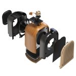 Oneder V8 magnetischer Saugpaar-Stereo-Soundbox, kabelloser Bluetooth-Lautsprecher mit Riemen, unterstützt Freisprecheinrichtung, TF-Karte, AUX und USB-Laufwerk – Bild 6