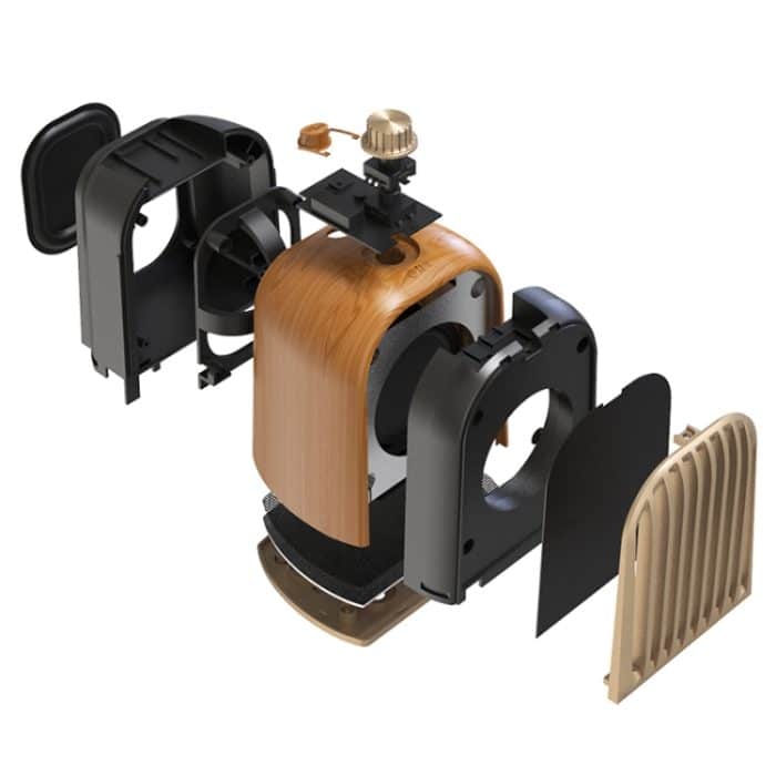 Oneder V8 magnetischer Saugpaar-Stereo-Soundbox, kabelloser Bluetooth-Lautsprecher mit Riemen, unterstützt Freisprecheinrichtung, TF-Karte, AUX und USB-Laufwerk – Bild 6