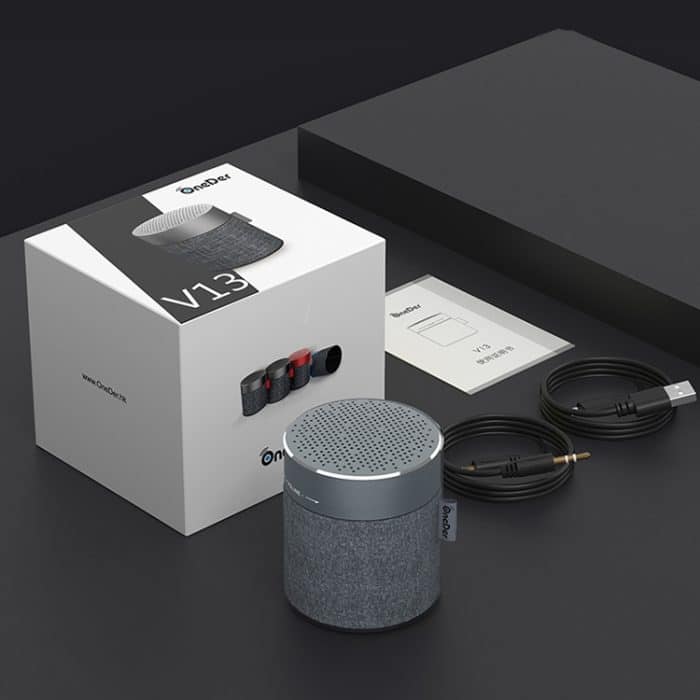 Oneder V13 Mini kabelloser Bluetooth-Lautsprecher, unterstützt Freisprechen, TF, FM und AUX – Bild 12
