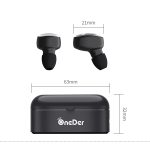 Oneder W11 True TWS Wireless Bluetooth Kopfhörer Ohrhörer Stereo Headset – Bild 3