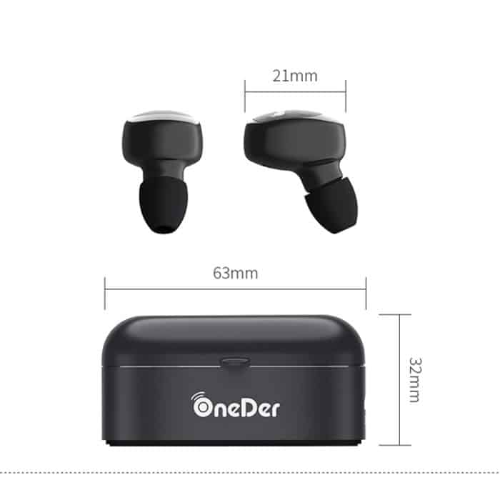 Oneder W11 True TWS Wireless Bluetooth Kopfhörer Ohrhörer Stereo Headset – Bild 3
