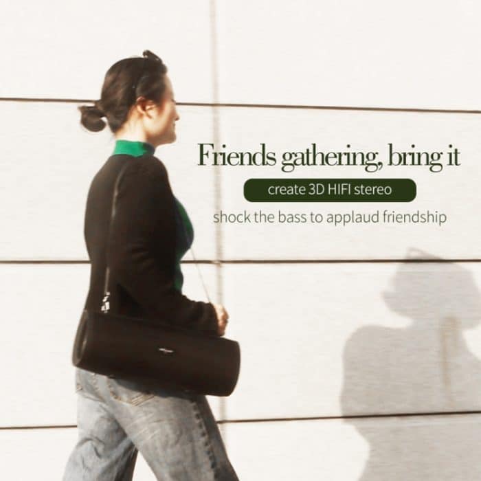 ZEALOT S39 Tragbarer Subwoofer, kabelloser Bluetooth-Lautsprecher mit integriertem Mikrofon, unterstützt Freisprechen, TF-Karte und AUX – Bild 11