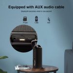 ZEALOT S36 Tragbarer kabelloser Bluetooth-Lautsprecher mit starkem Bass und integriertem Mikrofon, unterstützt Freisprechen, TF-Karte und AUX – Bild 5