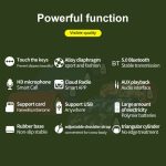 ZEALOT S38 Tragbarer Subwoofer, kabelloser Bluetooth-Lautsprecher mit integriertem Mikrofon, unterstützt Freisprechen, TF-Karte und AUX – Bild 3