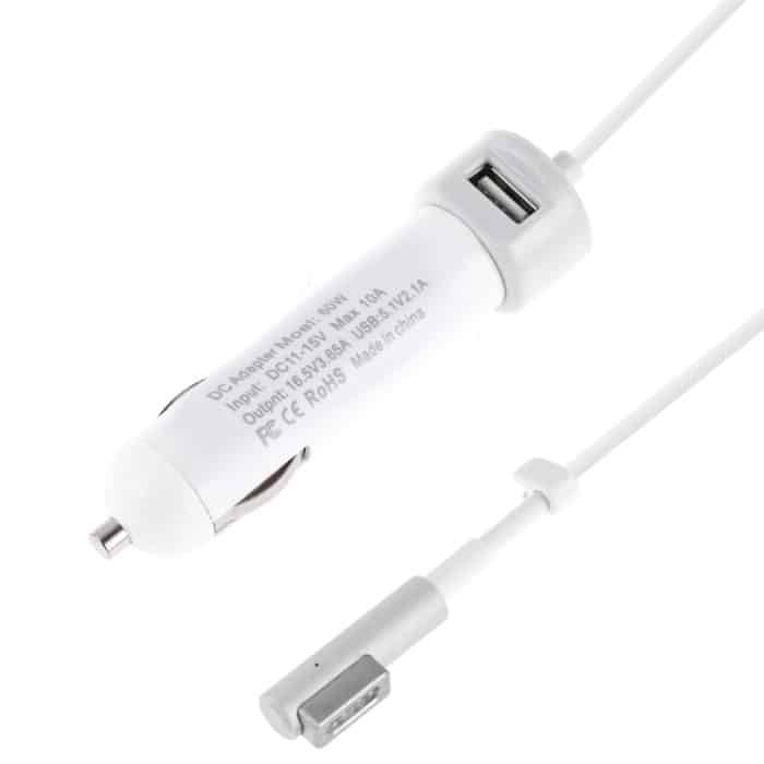 60 W 5,1 V 2,1 A USB-Schnittstellen-Autoladegerät mit 16,5 V 3,65 A L MagSafe-Schnittstellen-Datenkabel, 16.5V 3.65A L MagSafe – Bild 2