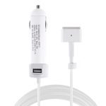 45W-2 5,1 V 2,1 A USB-Schnittstellen-Autoladegerät mit 14,85 V 3,05 A T MagSafe 2-Schnittstellen-Datenkabel, 14.85V 3.05A T MagSafe 2