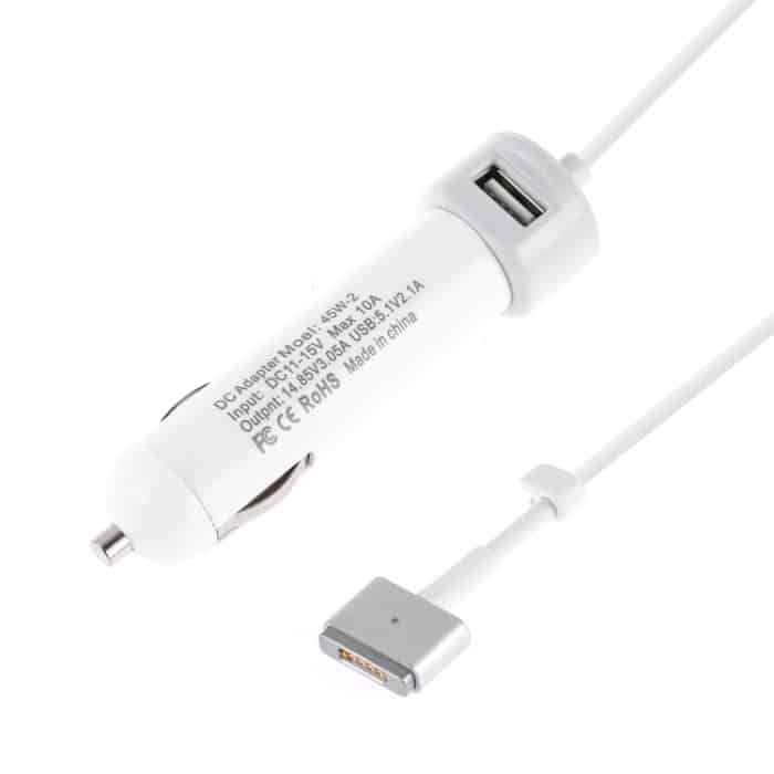 45W-2 5,1 V 2,1 A USB-Schnittstellen-Autoladegerät mit 14,85 V 3,05 A T MagSafe 2-Schnittstellen-Datenkabel, 14.85V 3.05A T MagSafe 2 – Bild 2