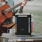 XDOBO SINOBAND Party 1981 300 W tragbarer TWS-Bluetooth-Außenlautsprecher mit buntem LED-Licht – Bild 3