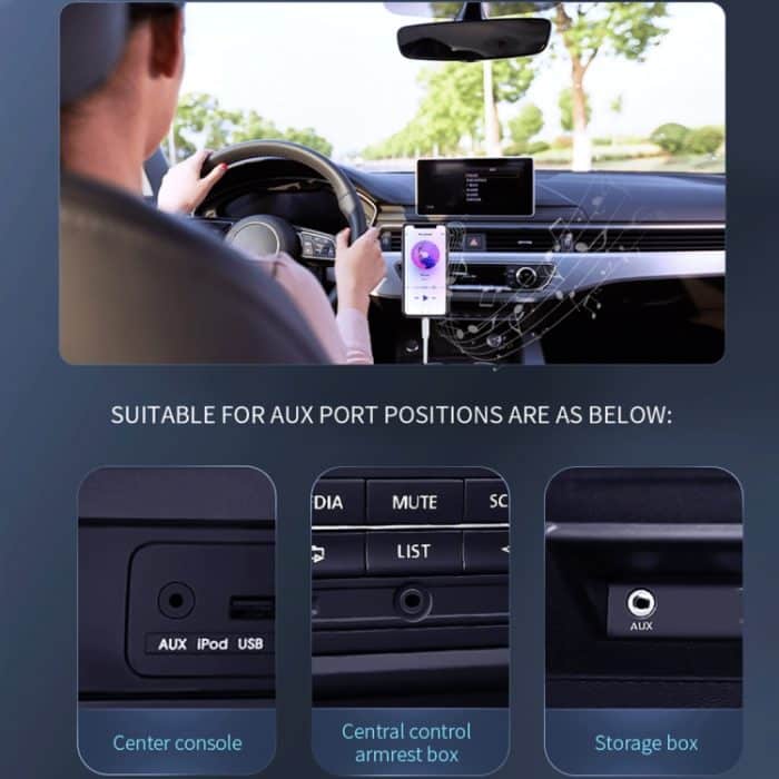 MH024 1 m 3,5 mm Klinkenkabelsteuerung Stereo-AUX-Audiokabel für Computer, CD-Player, MP3, Auto, Kopfhörer, Telefone, Tablets, Lautsprecher – Bild 7