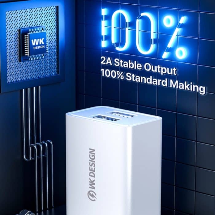 WK WP-U118 10W Single USB Port Travel Charger Netzteil, EU-Stecker – Bild 6