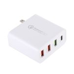 A3 PD 18 W USB-C / Typ C + QC3.0 USB + Reiseladegerät mit zwei USB-Schnittstellen, US-Stecker / EU-Stecker / UK-Stecker – Bild 3