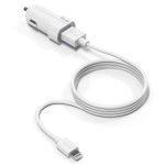 IVON CC13 QC 3.0 Schnelllade-Autoladegerät-Set mit 8-poligem Ladekabel, Charger with 8 Pin Cable
