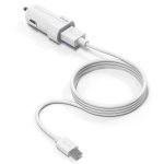 IVON CC13 QC 3.0 Schnelllade-Autoladegerät-Set mit Micro-USB-Ladekabel, Charger with Micro USB Cable