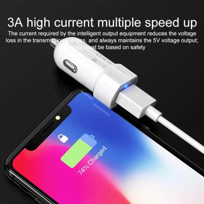 IVON CC13 QC 3.0 Schnelllade-Autoladegerät-Set mit Micro-USB-Ladekabel, Charger with Micro USB Cable – Bild 5