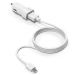 IVON CC13 QC 3.0 Schnelllade-Autoladegerät-Set mit Typ-C/USB-C-Ladekabel, Charger with Type-C Cable