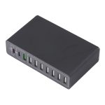 MFT-03Q 10 in 1 65W QC3.0 USB Smart Schnellladegerät, EU-Stecker, EU Plug